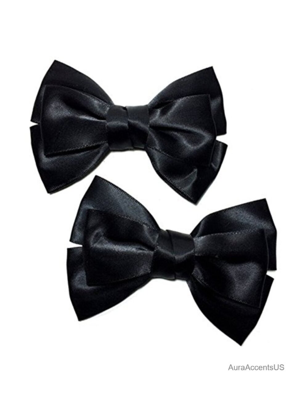 Satin Bow Shoe Clips Vintage Style Bridal Shoe Charms 9cm